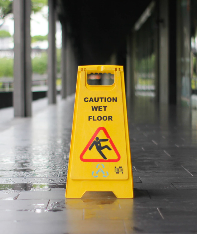 wet floor